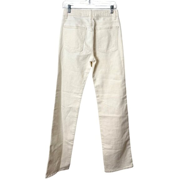 SAME The Perfect Jean Straight-Leg White Denim Womens Size 28 - Picture 2 of 8